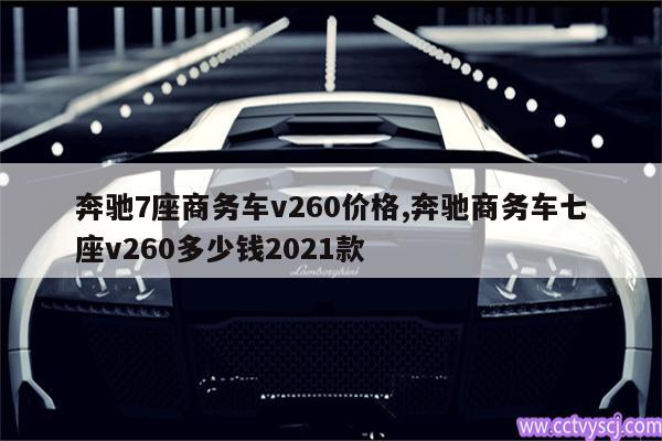奔驰7座商务车v260价格,奔驰商务车七座v260多少钱2021款 