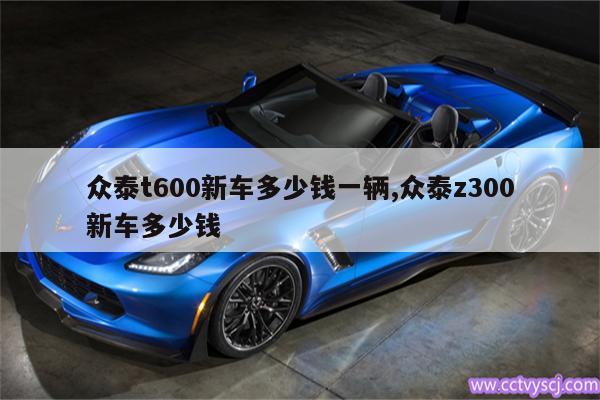 众泰t600新车多少钱一辆,众泰z300新车多少钱 